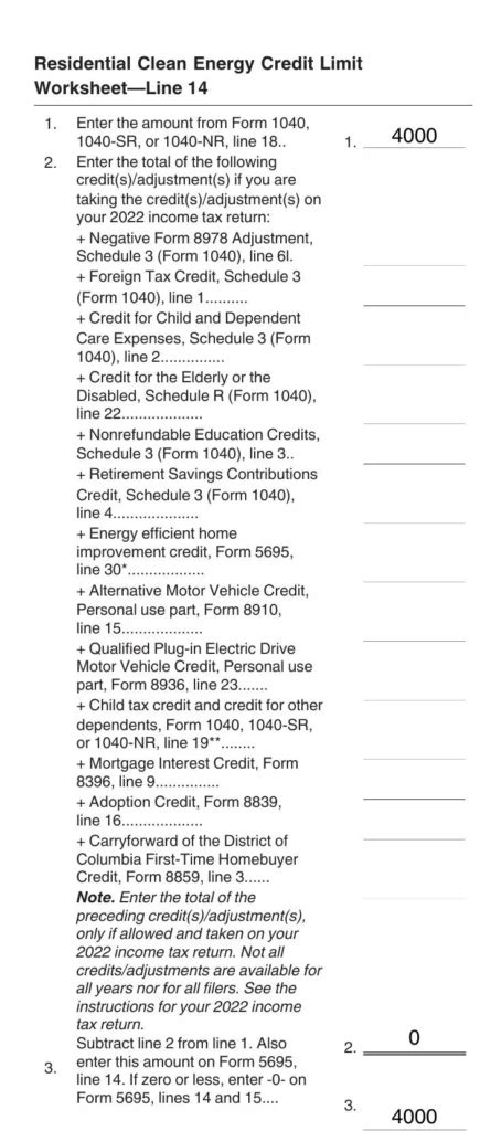 To File Solar Tax Credit - IRS Form 5695 - Green Ridge Solar