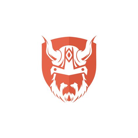 Viking helmet logo on white background 22213605 Vector Art at Vecteezy