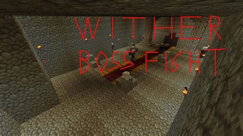 Wither boss fight Minecraft Project