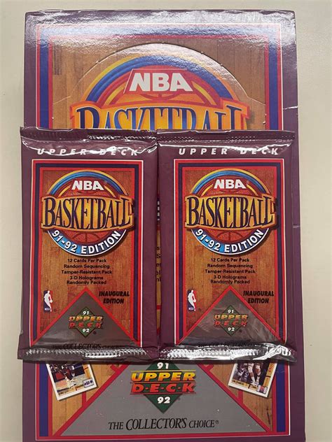 1991 Upper Deck Basketball Group of 2 packs - Ripping Vintage Packs