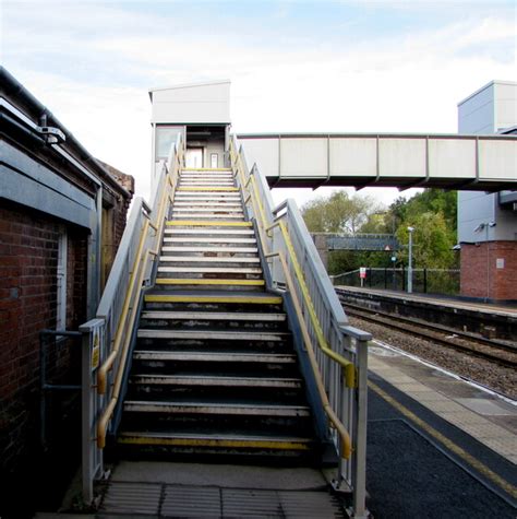 Steps up to Leominster railway station... © Jaggery :: Geograph Britain and Ireland