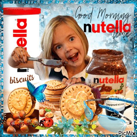 Good Morning Nutella Time | Good morning, Nutella, Nutella biscuits