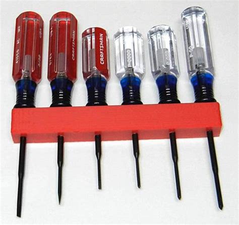 3D Printed Mini screwdriver set holder by Terry Morris | Pinshape