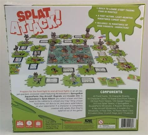 Nickelodeon Splat Attack Board Game | Monopolis - Toko Board Games