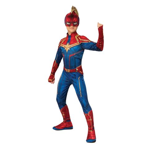 Halloween Avengers Captain Marvel Hero Suit Child Costume - Walmart.com