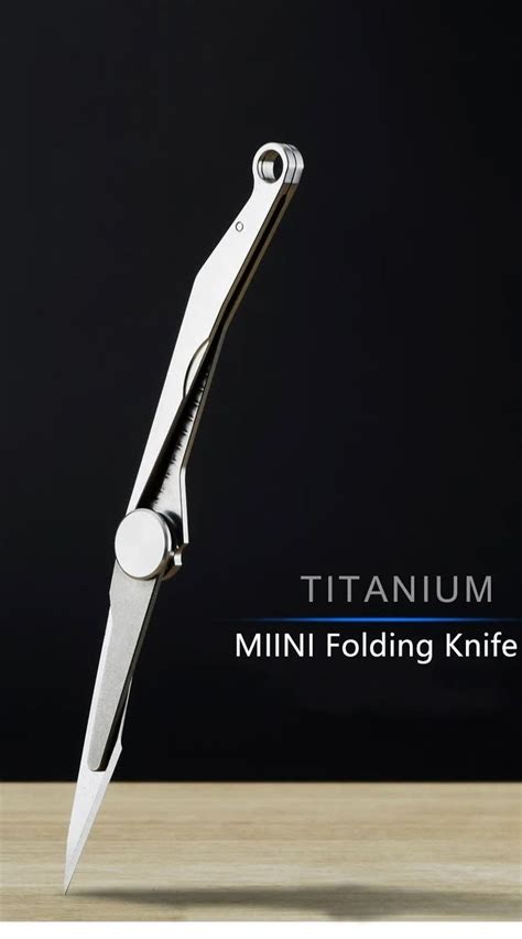 TITANIUM Alloy Folding Utility Knife Surgical Blade | Messen, Dingen om ...