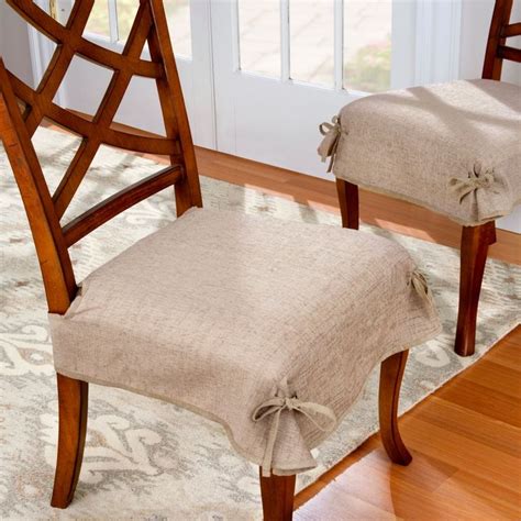 Chenille Dining Chair Seat Covers-Set of 2 | Slipcovers for chairs, Dining chair seat covers ...