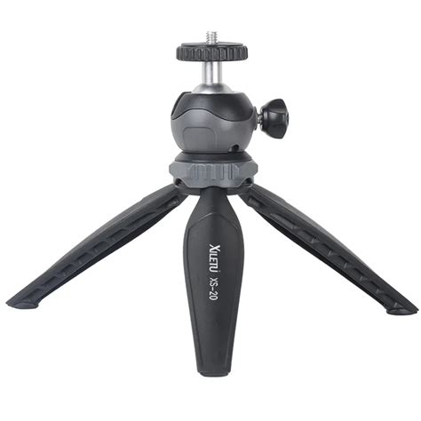 XS 20 Mini Tripod Compact Lightweight Tripod with Detachable Ball head 360 Degree Rotation for ...