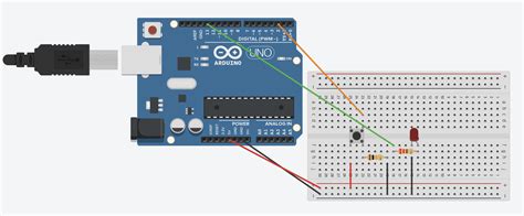 Using a push button to control an LED — codemahal