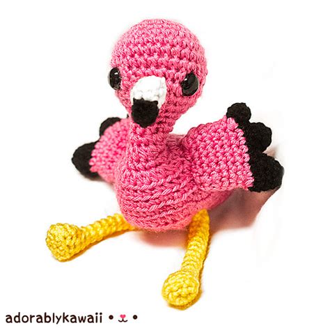 Pink Flamingo Amigurumi Crochet Pattern