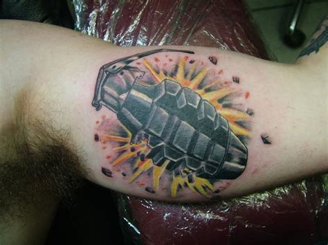 Grenade Tattoos Designs, Ideas and Meaning | Tattoos For You