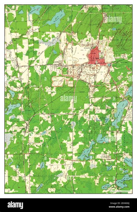 Eveleth minnesota map Cut Out Stock Images & Pictures - Alamy