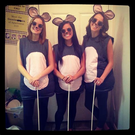 Three blind mice Halloween costume | Shrek costume diy, Cute halloween costumes, Dress up costumes