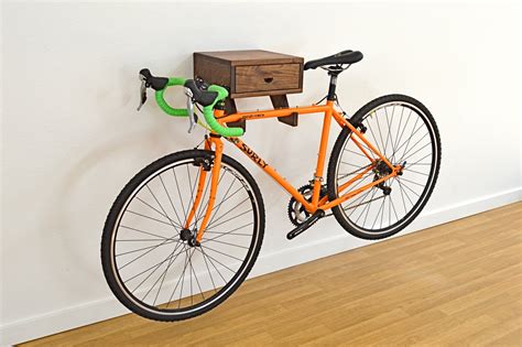 The Clifton Bike Rack Stylish wall mount indoor bike shelf