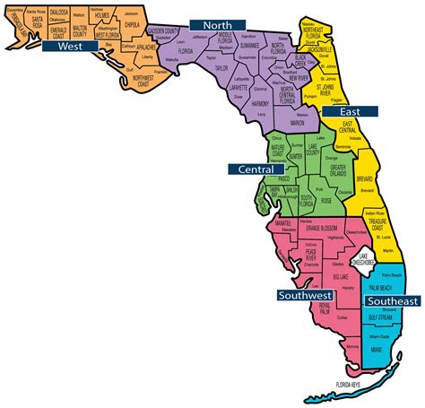 Florida Map - Florida Baptist Convention | FBC