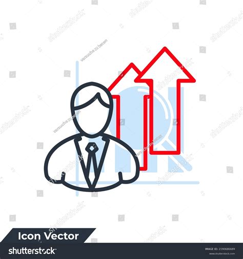 Career Icon Logo Vector Illustration People Stock Vector (Royalty Free ...