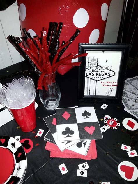 Let the Good times Roll , vegas inspired Birthday Party Ideas | Photo 8 ...