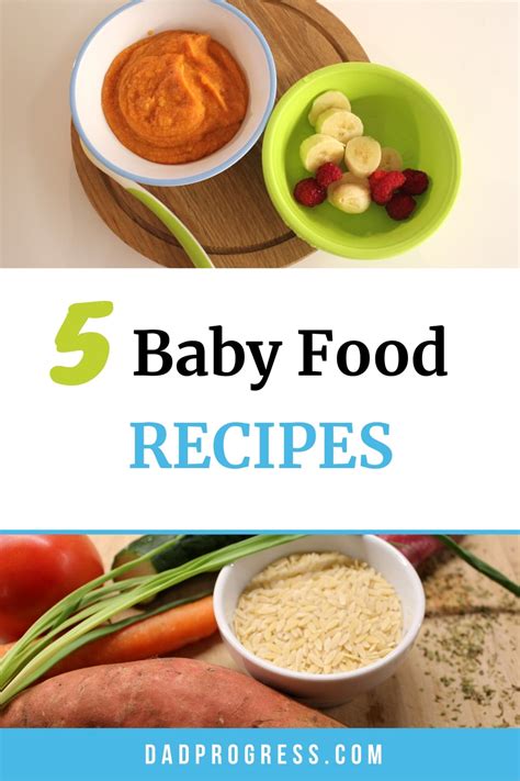 5 Food Recipes for Babies & Quick Starter Guide for New Dads