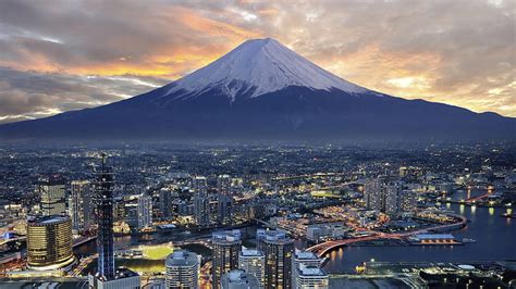 Yokohama - Japan, Yokohama, japan, Mt Fuji, Mount Fuji, HD wallpaper | Peakpx