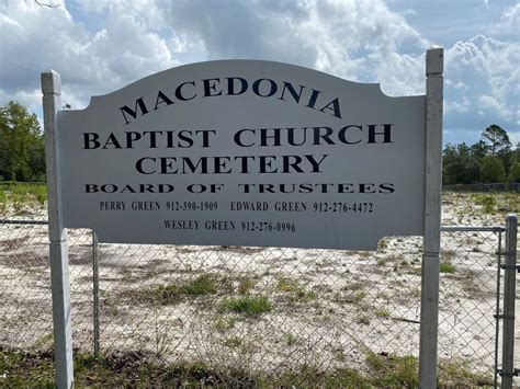 Macedonia Baptist Church Cemetery in Saint George, Georgia - Find a ...