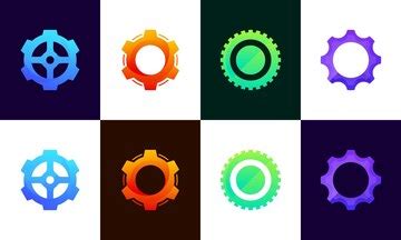 Premium Vector | Set of Gear Logo designs Template Vector Mechanic logo symbol Logo symbol icon ...