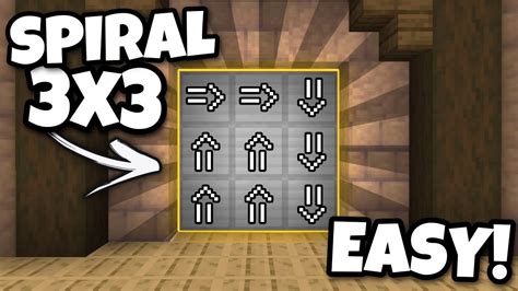 EASY 3X3 SPIRAL PISTON DOOR IN MINECRAFT BEDROCK 1.20!!! (PS4,PS5,Xbox,Windows 10,MCPE,Switch ...