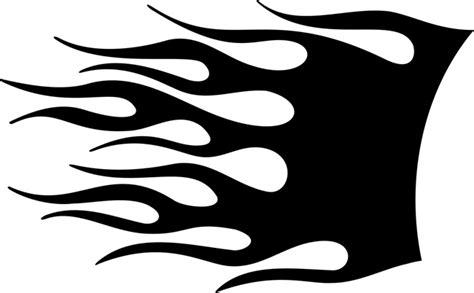 Stencil Flames - ClipArt Best