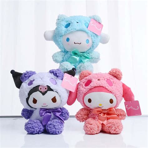 My Melody Kuromi Kira Kira Doll BIG Plush Toy with Sanrio Prize Tag ...