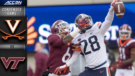 Virginia vs. Virginia Tech Condensed Game | 2018 ACC Football - YouTube