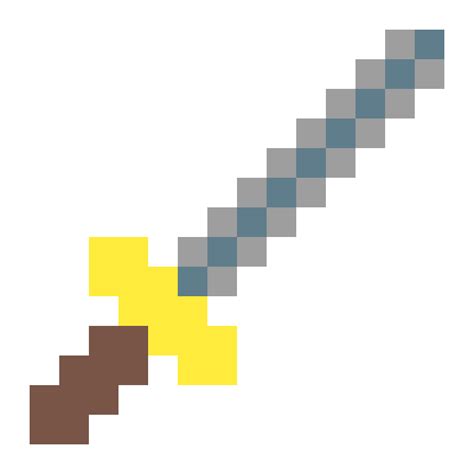 Pixilart - 8-bit sword by 416432