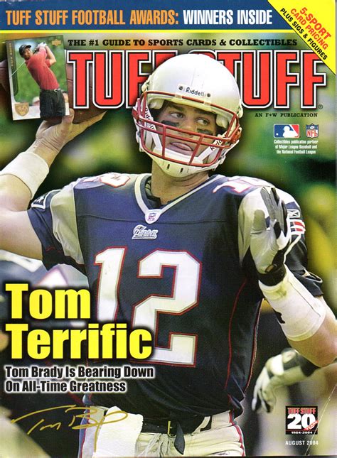 2004 August, Tuff Stuff w Tom Brady, Book#40