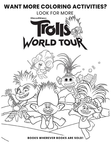 Trolls World Tour coloring pages - YouLoveIt.com