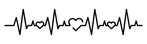 heartbeat line icon vector illustration ,Set of heartbeat icon on Symbol cardiogram heart logo ...