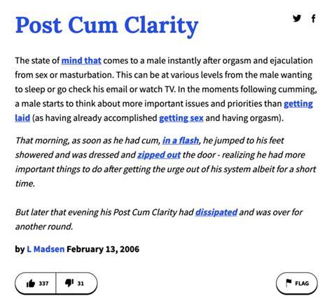 Post-Nut Clarity | Post-Nut Clarity | Know Your Meme