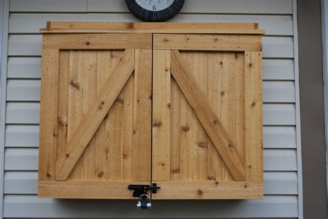 Outdoor TV cabinet made from cedar. Built for a 42" TV. | Outdoor tv cabinet, Outdoor tv ...