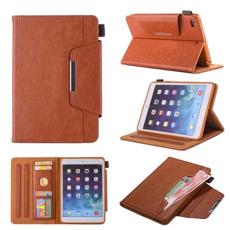 Case For Apple iPad Mini 4 Case Luxury Portfolio Flip PU Leather ...