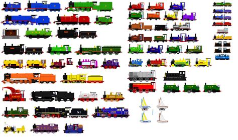 Thomas and Friends Characters With Crew by BlueEngineLiz6 on DeviantArt