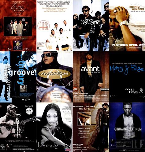 RARE 90s RNB Posters 65 HQ Digital R&B Posters From the 90s 2000s Magazine Aesthetic Wall ...