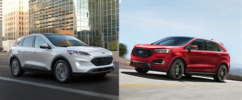 2020 Ford Escape vs. Edge | Poage Ford