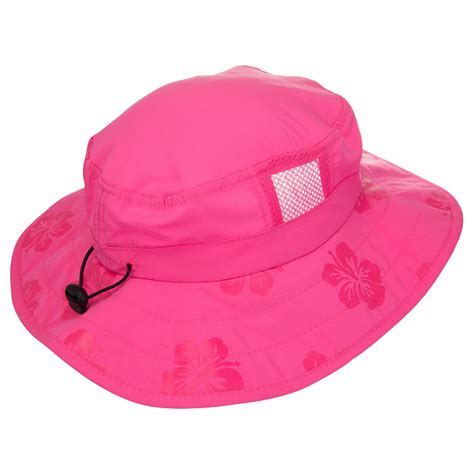 Sun Protection Zone Kids UPF 50+ Safari Sun Hat - Pink | eBay