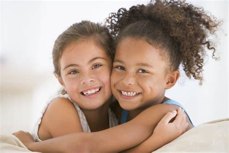 Best Friends Hugging stock photo. Image of children, camera - 6442008