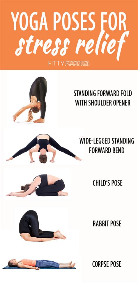 Yoga For Stress Relief: 5 Easy Poses - FittyFoodies