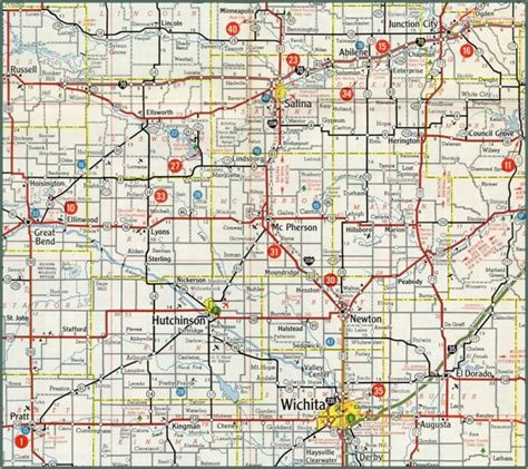 Kansas Mile Marker Map Map : Resume Examples