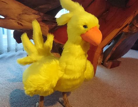 Chocobo plush – custom giant chocobo from Final Fantasy – Owl's Tea Party