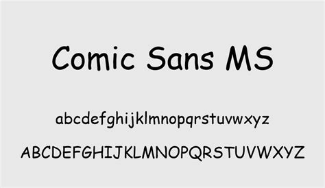 Comic Sans Ms