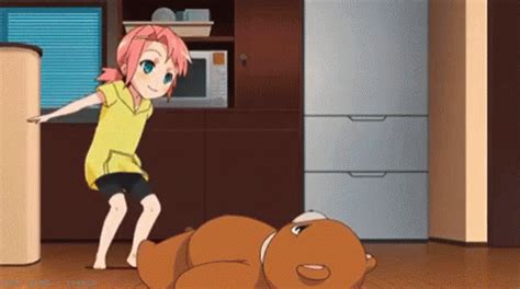 Elbow Drop Anime GIF – Elbow Drop Anime Girl – discover and share GIFs