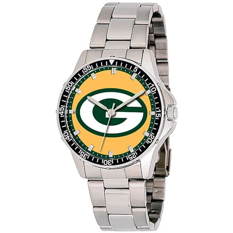 Green Bay Packers NFL Men's Coach Watch - 10107611 - Overstock.com ...