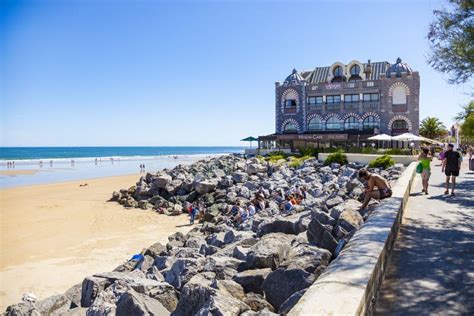 Hendaye Beach, Pyrenees-Atlantiques Southwestern France. Editorial ...