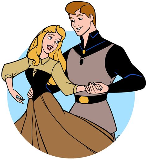 Aurora & Prince Phillip Clip Art Images | Disney Clip Art Galore