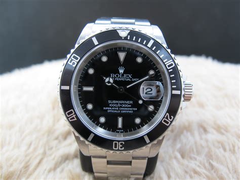 1999 Rolex SUBMARINER 16610 (SWISS Dial) Black Bezel | Alex Pig Timepieces